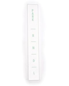 El Camino Center Console Shifter Indicator Plate Lens, Powerglide, 1966-1967