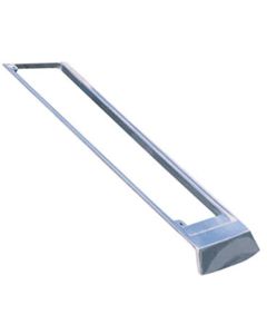 El Camino Center Console Rear Panel Chrome, 1966-1967
