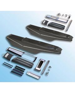 El Camino Center Console Kit, For Cars With Manual Transmission, 1968