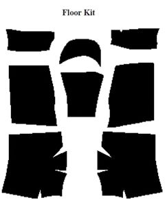 1973-1977 El Camino QuietRide Acoustic Insulation Kits Floor Kit