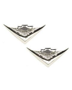 Chevy Rear Emblems, V8, 1955