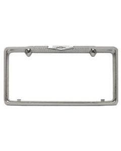 Chevy License Plate Frame, Chrome, Show Quality, 1957