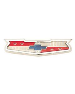 Chevy Hood Emblem Assembly, Show Quality, 1956 V8