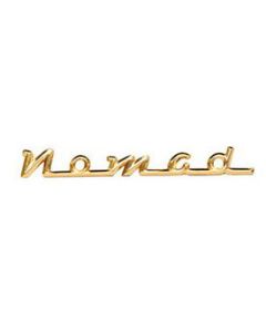 Chevy Script Emblem, Nomad, Gold, 1955-1957