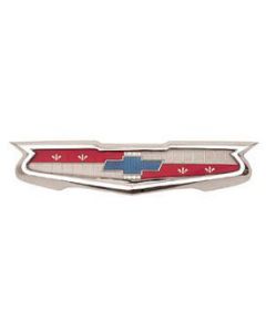 Chevy Trunk Emblem Assembly, 6-Cylinder, 1956-1957
