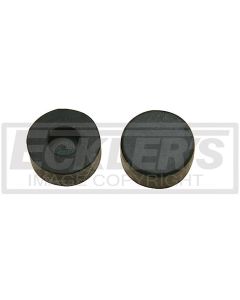 Hood Bumpers, Round, Adjustable, 59-72, Pair