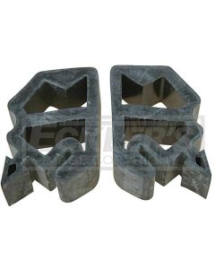 Hood Side Bumpers,Pair,1966