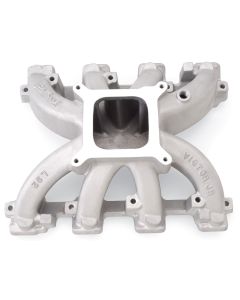 Edelbrock 28457 Manifold; Victor Jr.; Gm Gen Iv; L92; Carbureted Applications (Corrected-Mc)