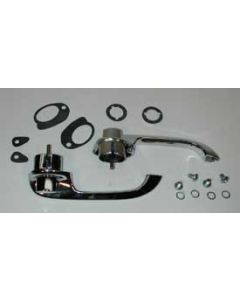 Chevy Outside Door Handles, Rear, 4-Door Sedan & Wagon, 1955-1957