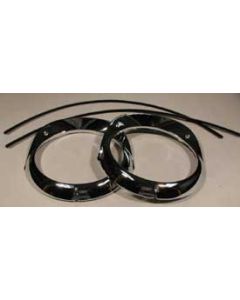Headlight Bezels,Chrome, Best, 1956