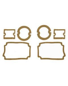 Parking Light,Taillight & Back-Up Light Lens Gasket Set,1956