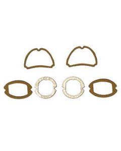 Chevy Parking Light, Taillight & Back-Up Light Lens Gasket Set, 1957