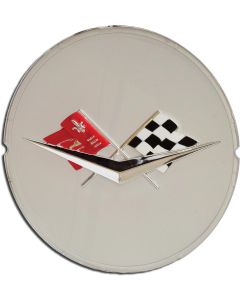 El Camino Wheel Spinner Emblem, Silver, 1959-1960