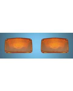 Chevy Parking Light Lenses, Amber, 1956