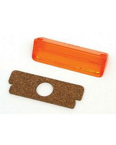 Chevy Custom License Plate Lens, Amber, 1957