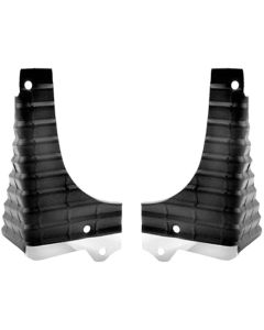 El Camino Grille Extensions, SS, Black, 1968