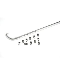 1978-1987 El Camino Upper Quarter Panel Molding, 2-Tone, Right