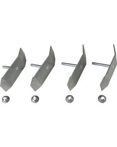 El Camino Top Of Tailgate Clips, 1964-1967
