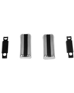 El Camino Tailgate Molding Extensions, Lower, 1968-1969