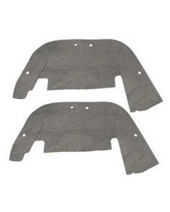 Chevy Control Arm Dust Shields, 1957