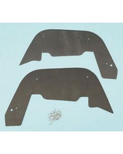 Chevy Control Arm Dust Shields, 1956