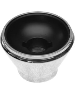 Dash Bezel Nuts 68 Wiper Black W/ Chrome Outside