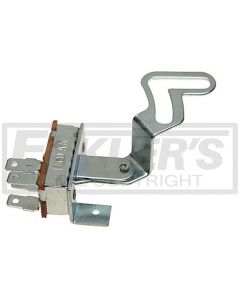 El Camino Heater Control Blower Motor Switch, Without Air Conditioning, 1966-1967