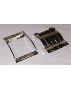 Chevy Heater Control Bezel Set, Deluxe, 1957