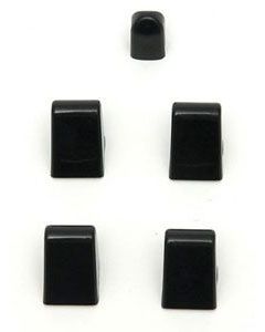 Chevy Heater Knob Set, Deluxe, 1957