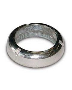 Chevy Ignition Switch Bezel Nut, Polished Stainless Steel, 1955-1956