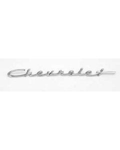 Dash Script Emblem,w/ Chevrolet Word,150/210,1957