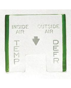 Heater Control Face Lens,Deluxe,55-56