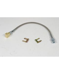 El Camino Brake Hoses Rear Stainless Flex, 1959-1960