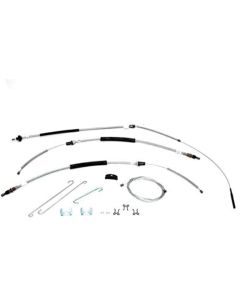 El Camino Parking Brake Cable Kit, With TH350 Or Manual Transmission, OE Steel, 1964-1967