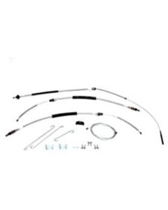 El Camino Parking Brake Cable Kit, With TH400 Transmission,Stainless Steel, 1967