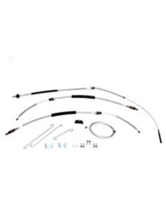 El Camino Parking Brake Cable Kit, TH350 Or Manual Transmssion, OE Steel, 1968-1972