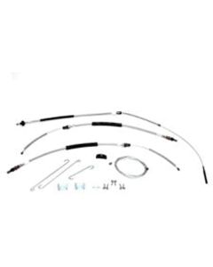 El Camino Parking Brake Cable Kit, TH350 Or Manual Transmssion, Stainless Steel, 1968-1972