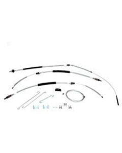 El Camino Parking Brake Cable Kit, With TH400 Transmission,OE Steel, 1973-1977