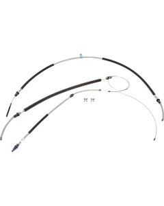 1978-1980 El Camino Parking Brake Cable Kit, With Automatic Transmission, OE Steel