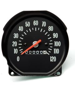 El Camino Speedometer, For Round Style Gauge Dash, With Console Shift Only, 1971-1972