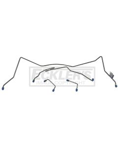 El Camino Front Brake Line Set, Power Brakes, Stainless Steel, 1959-1960