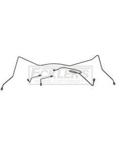 El Camino Front Brake Line Set, Standard Brakes, Stainless Steel, 1959-1960