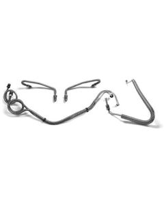 El Camino Front Brake Line Set, Manual Drum, OE Steel, 1968
