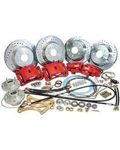 El Camino Disc Big Brake Conversion Kit, Front & Rear, For Stock Spindle, 1959-1960