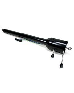 El Camino Ididit Steering Column, Tilt, Black Powder Coated, For Cars With Floor Shifters, 1959-1960