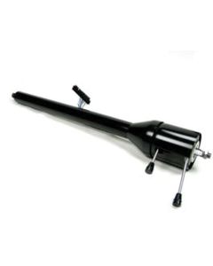 El Camino Ididit Steering Column, Tilt, Floor Shift, Black Powder Coat, 1966