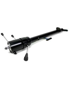 El Camino Ididit Steering Column, Tilt, Column Shift, BlackPowder Coat, 1969-1972