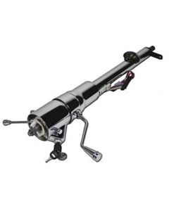 El Camino Ididit Steering Column, Tilt, Column Shift, Paintable Steel, 1969-1972