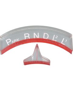 El Camino Shift Indicator Lens & Pointer, 3-Speed Automatic, For Ididit Columns