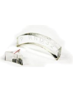 El Camino Shift Indicator Lens & Pointer, 4-Speed Automatic, For Ididit Columns